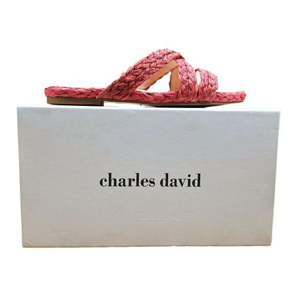 Charles David Woven Slip-On Sandals - Picture 12 of 12